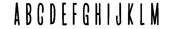 PN Beanpole Condensed Bold Font UPPERCASE