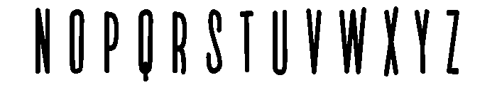 PN Beanpole Condensed Bold Font UPPERCASE