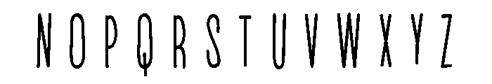 PN Beanpole Condensed Book Font LOWERCASE