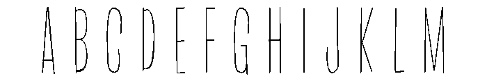 PN Beanpole Condensed Light Font UPPERCASE