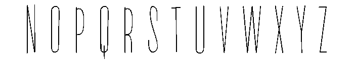 PN Beanpole Condensed Light Font UPPERCASE