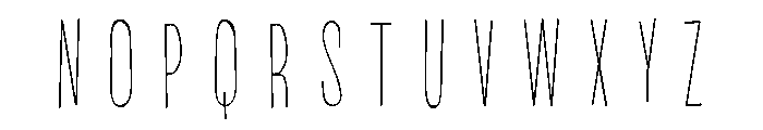 PN Beanpole Condensed Light Font LOWERCASE