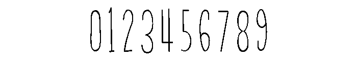 PN Beanpole Condensed Font OTHER CHARS