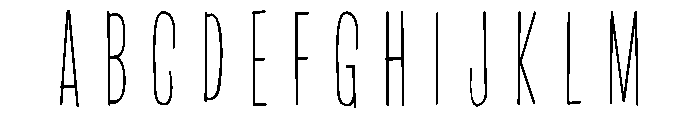 PN Beanpole Condensed Font UPPERCASE