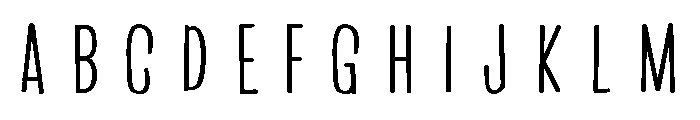 PN Beanpole Expanded Book Font UPPERCASE