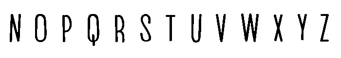 PN Beanpole Expanded Book Font LOWERCASE