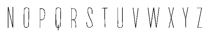 PN Beanpole Expanded Light Font UPPERCASE