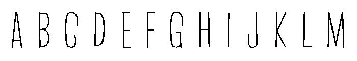 PN Beanpole Expanded Font UPPERCASE