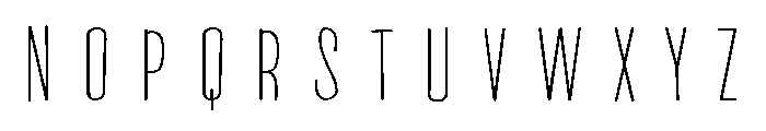 PN Beanpole Expanded Font UPPERCASE