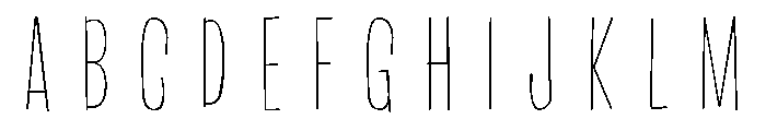 PN Beanpole Light Font UPPERCASE