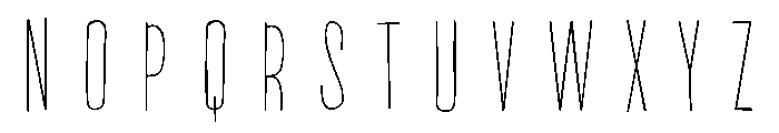 PN Beanpole Light Font UPPERCASE