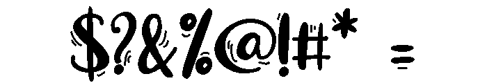 PN Bellyjello Font OTHER CHARS