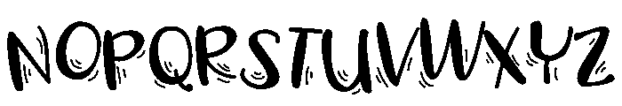 PN Bellyjello Font UPPERCASE