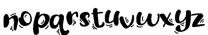 PN Bellyjello Font LOWERCASE