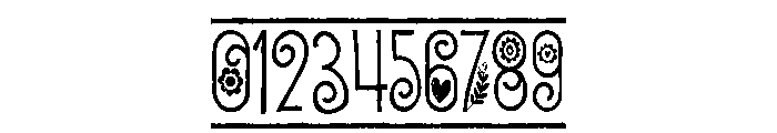 PN Beloved Border Condensed Font OTHER CHARS