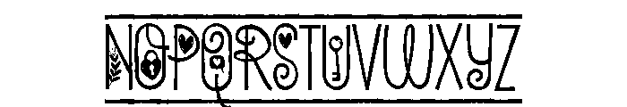PN Beloved Border Condensed Font UPPERCASE