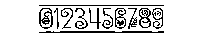 PN Beloved Border Expanded Font OTHER CHARS