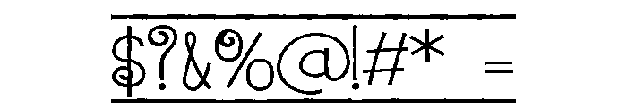 PN Beloved Border Expanded Font OTHER CHARS
