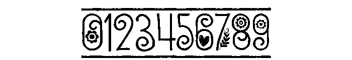 PN Beloved Border Font OTHER CHARS