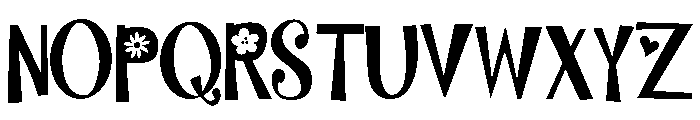 PN Besties Forever Font UPPERCASE