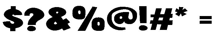 PN Big Belly Expanded Font OTHER CHARS