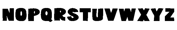 PN Big Belly No Hat Expanded Font UPPERCASE