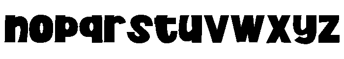 PN Big Belly No Hat Expanded Font LOWERCASE