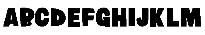 PN Big Belly No Hat Font UPPERCASE