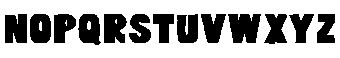 PN Big Belly No Hat Font UPPERCASE