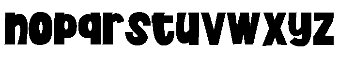 PN Big Belly No Hat Font LOWERCASE