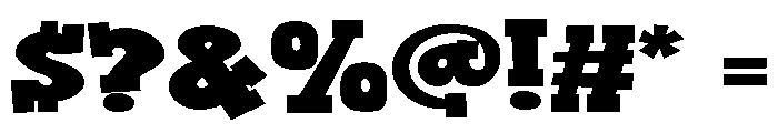 PN Big Belly and Boots Expanded Font OTHER CHARS