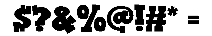 PN Big Belly and Boots Font OTHER CHARS