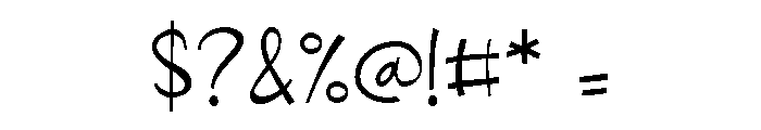 PN Blondasse Condensed Font OTHER CHARS