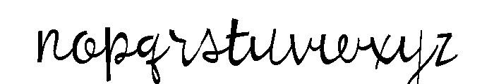 PN Blondasse Condensed Font LOWERCASE