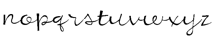 PN Blondasse Expanded Light Font LOWERCASE