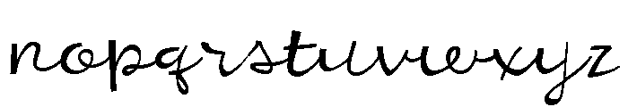 PN Blondasse Expanded Font LOWERCASE
