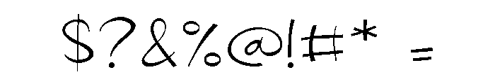PN Blondasse Light Font OTHER CHARS