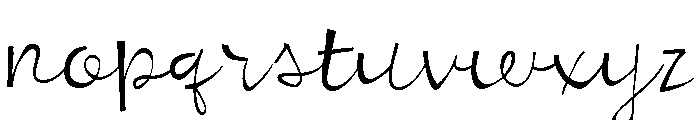 PN Blondasse Light Font LOWERCASE