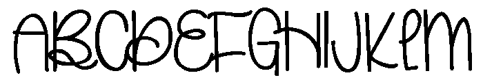 PN Boston Beans Bold Font UPPERCASE