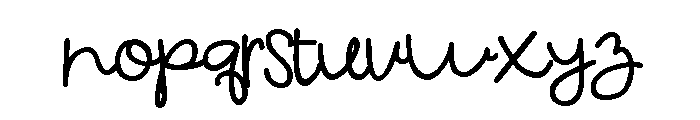 PN Boston Beans Bold Font LOWERCASE