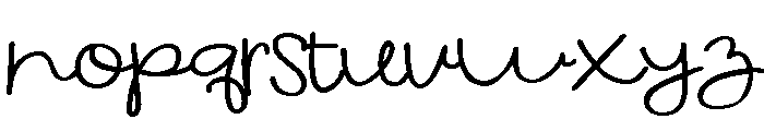 PN Boston Beans Expanded Font LOWERCASE