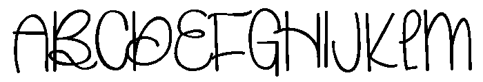 PN Boston Beans Font UPPERCASE