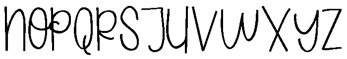 PN Boston Beans Font UPPERCASE