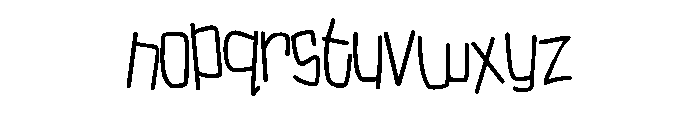 PN Boxster Bold Font LOWERCASE