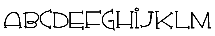 PN Bread and Cheese Font UPPERCASE