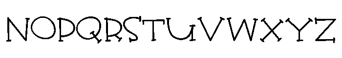 PN Bread and Cheese Font UPPERCASE