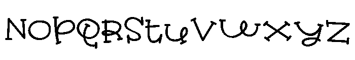 PN Bread and Cheese Font LOWERCASE