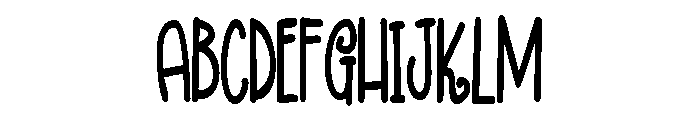 PN Breakfast Burrito Condensed Bold Font UPPERCASE