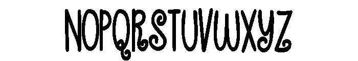 PN Breakfast Burrito Condensed Bold Font UPPERCASE