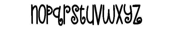 PN Breakfast Burrito Condensed Bold Font LOWERCASE